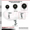 Service Caster Tool Box Caster Wheel Set 6'' Polyolefin Swivel Casters, 4PK TOOL-SCC-20S620-POR-2-TLB-2